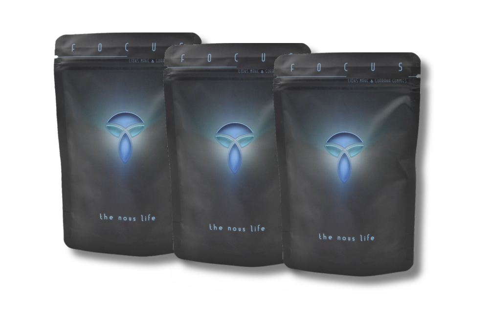 3 for 2 deal on Lion’s Mane & Guarana Focus Gummies, £70, three pouches, The Nous Life.